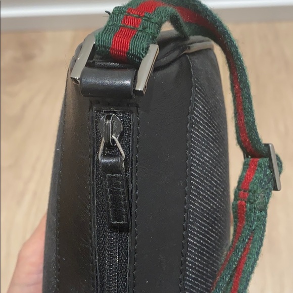 Gucci Denim Web Pochette - Picture 6 of 16